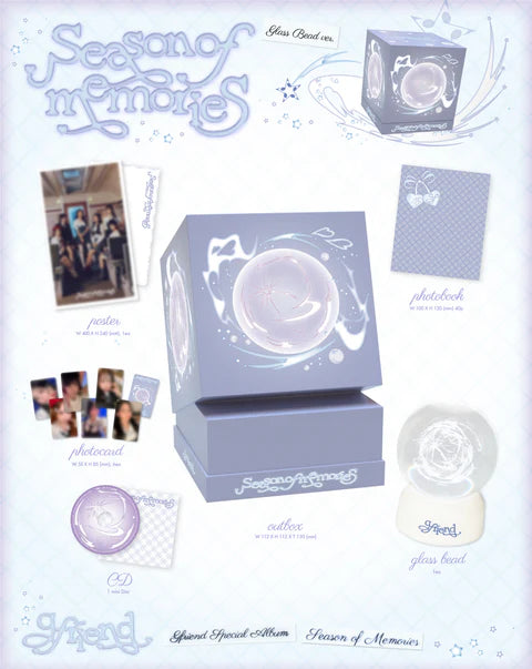 GFRIEND - ÁLBUM ESPECIAL TEMPORADA DE RECUERDOS [VERSIÓN GLASS BEAD]