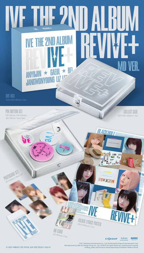 IVE - REVIVE+ 2ND ÁLBUM [MD VER. LIMITADA]