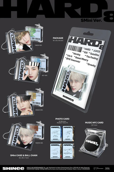 SHINEE - HARD 8º ÁLBUM [VERSIÓN SMINI]