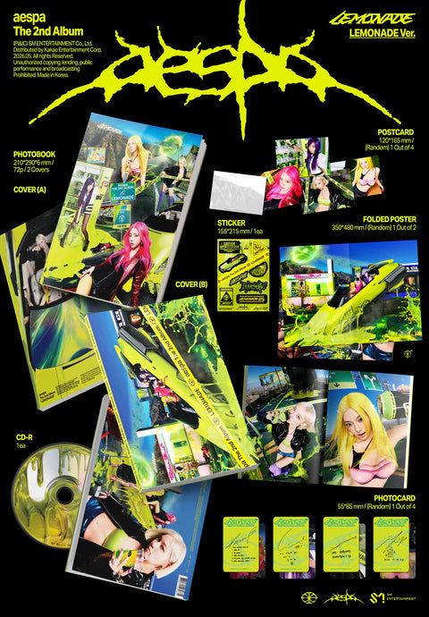 (PRE-ORDER) AESPA - LEMONADE 2ND ALBUM