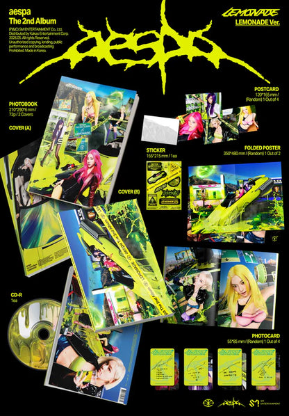 (PRE-ORDER) AESPA - LEMONADE 2ND ALBUM