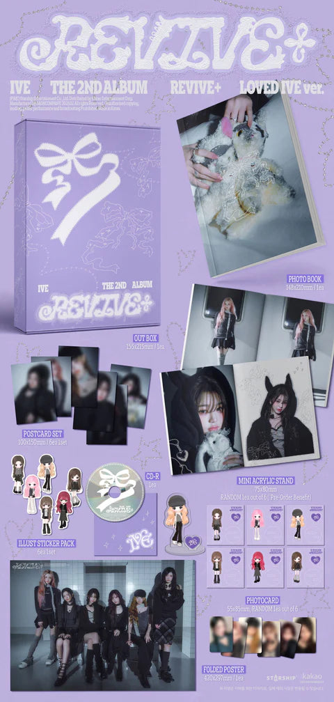 IVE - REVIVE+ 2ND ALBUM [LOVED IVE VER. EDICIÓN LIMITADA]