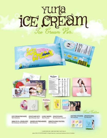 YUNA (ITZY) - ICE CREAM 1.er MINI ÁLBUM [VERSIÓN ICE CREAM]