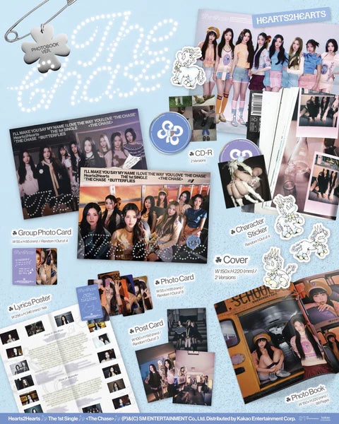 HEARTS2HEARTS - THE CHASE 1ER ÁLBUM SENCILLO [VERSIÓN PHOTOBOOK]