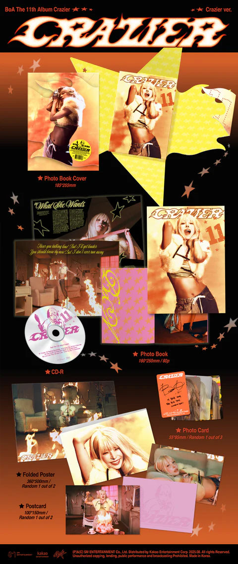 BOA - CRAZIER 11TH ALBUM [CRAZIER VER.]