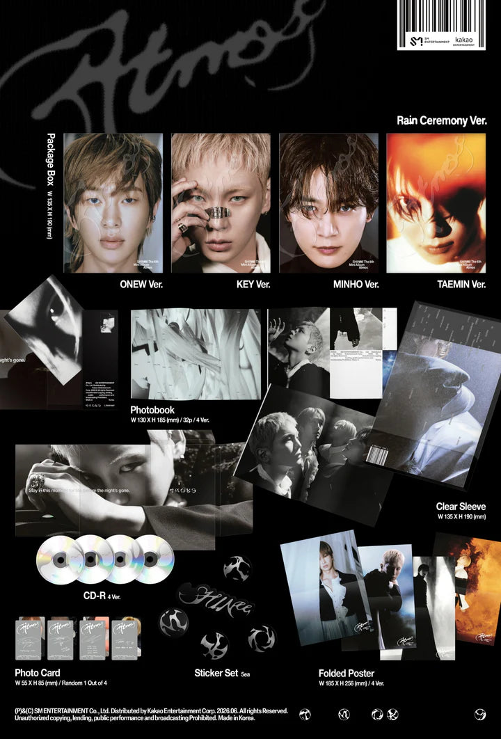 SHINEE - ATMOS 6TH MINI ALBUM [RALN CEREMONY VER.]
