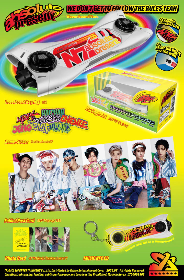 NCT DREAM - GO BACK TO THE FUTURE 5TH ALBUM [HOVERBOARD VER.]