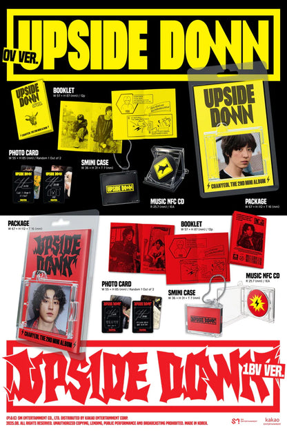 CHANYEOL (EXO) - UPSIDE DOWN 2DO MINI ÁLBUM [SMINI 2 VER.]