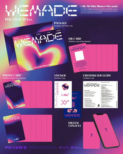 I-DLE - WE MADE 9TH MINI ALBUM [POCAALBUM VER.]
