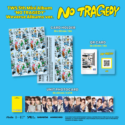 TWS - NO TRAGEDY 5TH MINI ALBUM [WEVERSE ALBUM VER.]