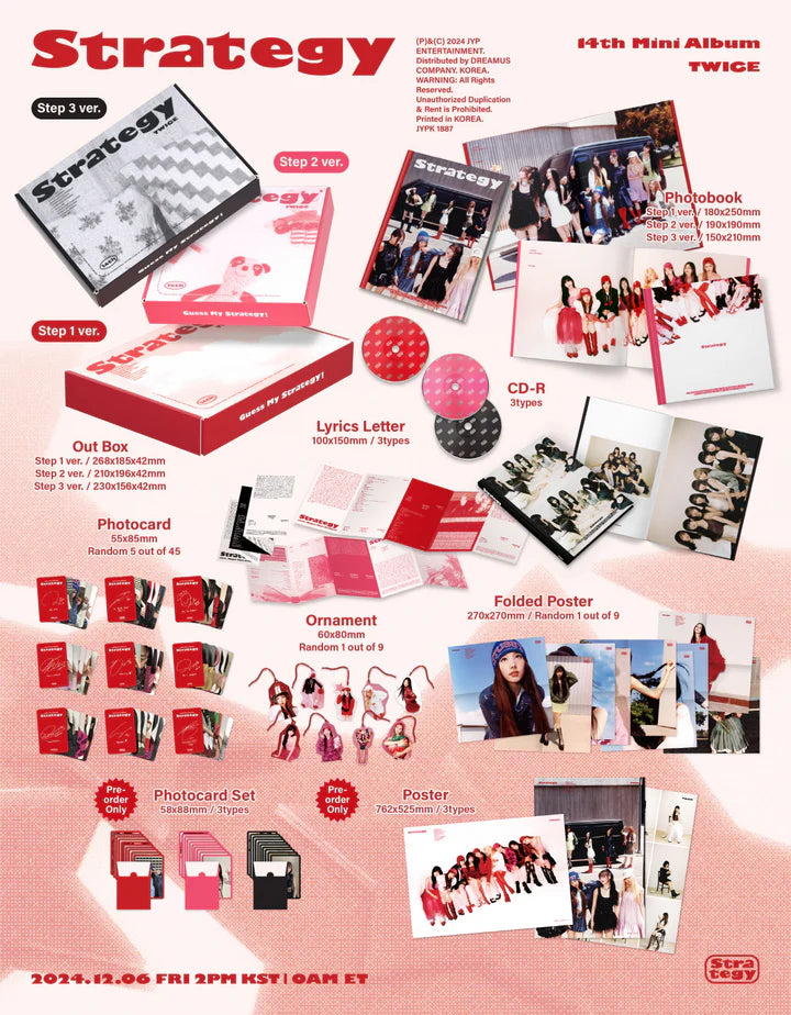 TWICE - STRATEGY 14TH MINI ALBUM
