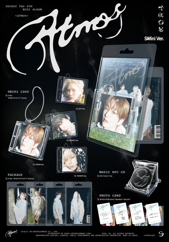 SHINEE - ATMOS 6TH MINI ALBUM [SMINI VER.]