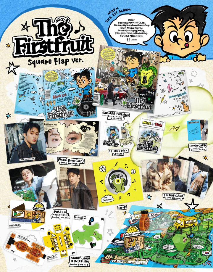 MARK (NCT) - EL PRIMER ÁLBUM DE THE FIRSTFRUIT [VERSIÓN CON SOLAPA CUADRADA]