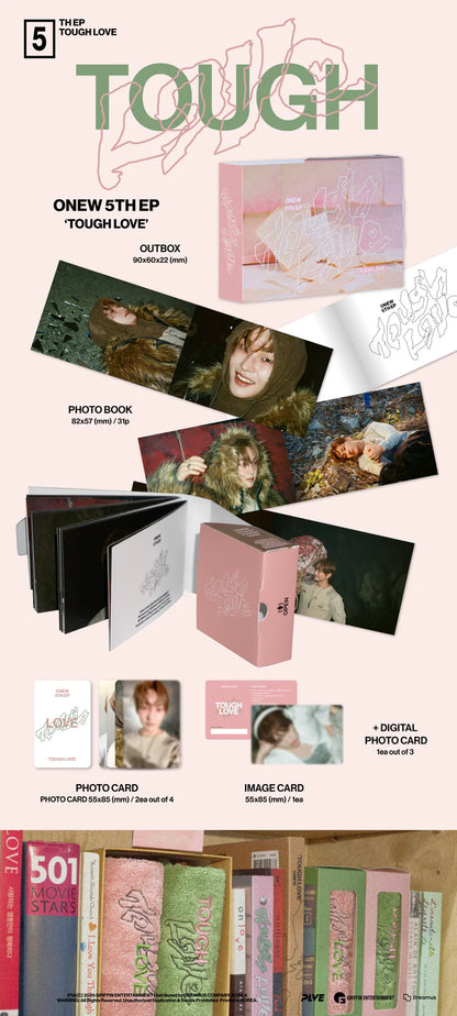 ONEW - TOUGH LOVE 5TH MINI ALBUM [VER. LIBRO DE BOLSILLO]