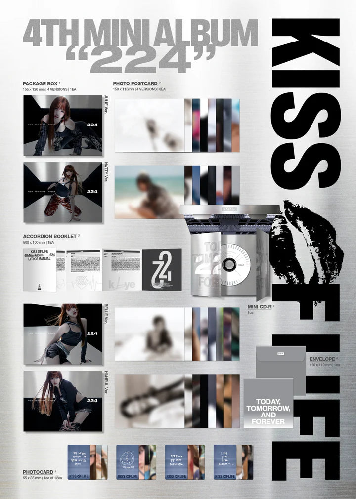 KISS OF LIFE - 224 4TH MINI ALBUM [DIGIPACK VER.]