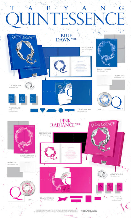 (PRE-ORDER) TAEYANG (BIGBANG) - QUINTESSENCE 4TH ALBUM