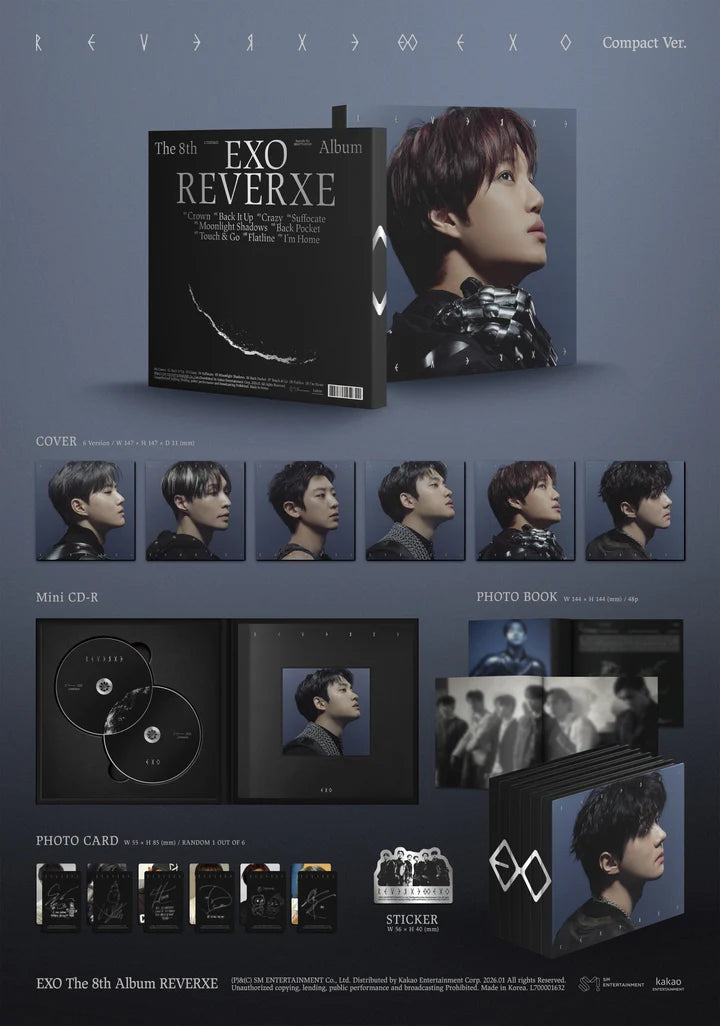 EXO - OCTAVO ÁLBUM [VERSIÓN COMPACTA] REVERXE