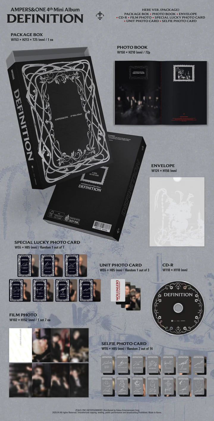 AMPERS&ONE - DEFINITION 4TO MINI ÁLBUM [HERE VER.]