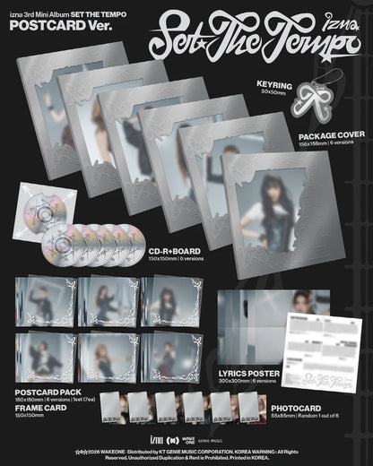IZNA - SET THE TEMPO 3RD MINI ALBUM [POSTCARD VER.]
