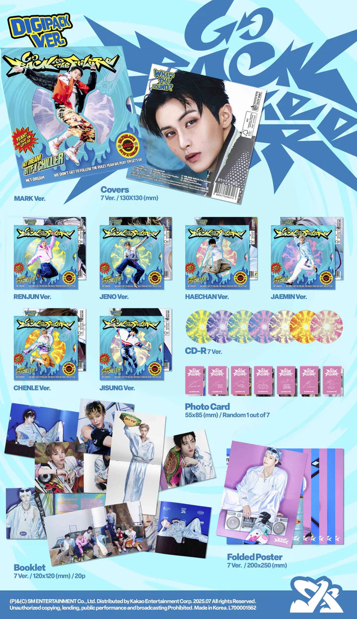 NCT DREAM - GO BACK TO THE FUTURE 5TH ALBUM [DIGIPACK VER.]