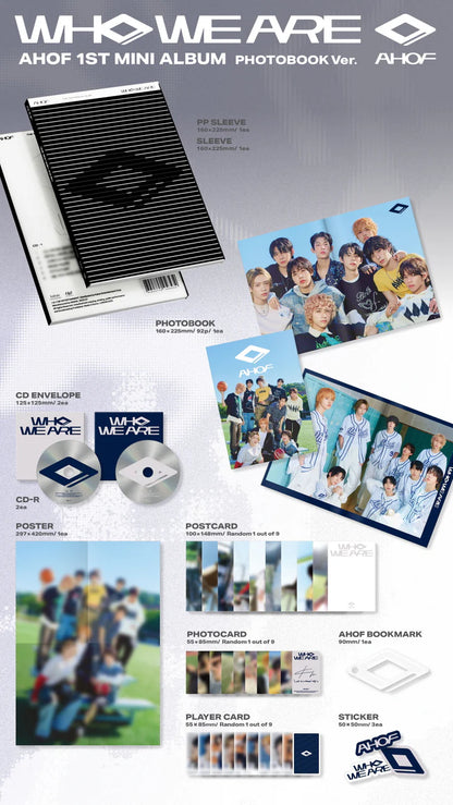 AHOF - [WHO WE ARE] 1st Mini Album PHOTOBOOK Version
