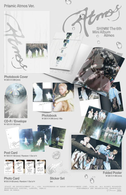 SHINEE - ATMOS 6TH MINI ALBUM [PRLSMLC ATMOS VER.]