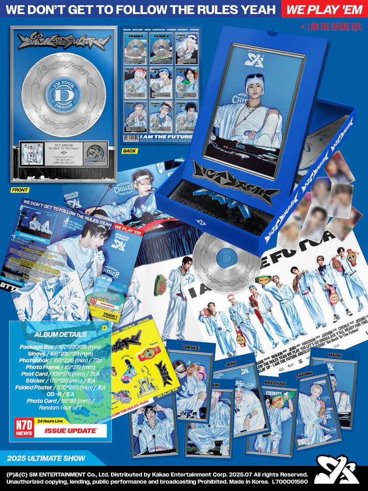 NCT DREAM - GO BACK TO THE FUTURE 5TH ALBUM [I AM THE FUTURE VER.]