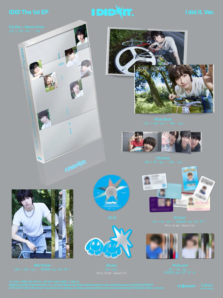IDID - I DID IT 1ST MINI ALBUM [I DID IT VER.]