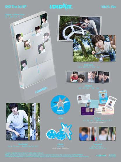 IDID - I DID IT 1ST MINI ALBUM [I DID IT VER.]