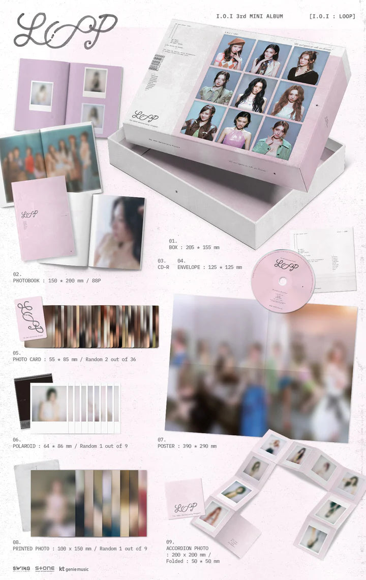 (PRE-ORDER) I.O.I - I.O.I : LOOP 3RD MINI ALBUM
