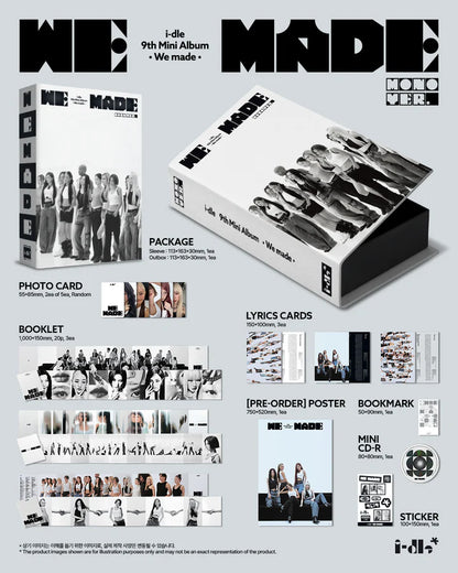I-DLE - WE MADE 9TH MINI ALBUM [MONO VER.]