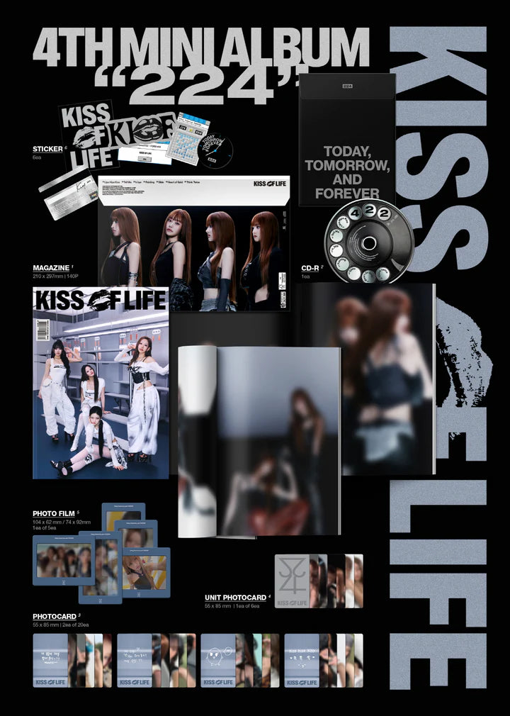 KISS OF LIFE - 224 4º MINI ÁLBUM [VERSIÓN DE REVISTA]