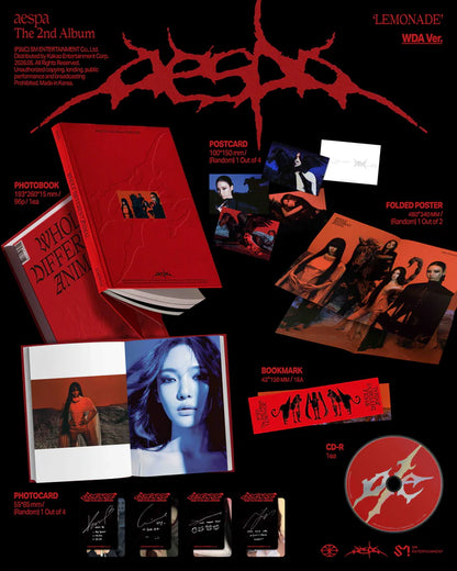 (PRE-ORDER) AESPA - LEMONADE 2ND ALBUM [WDA VER.]