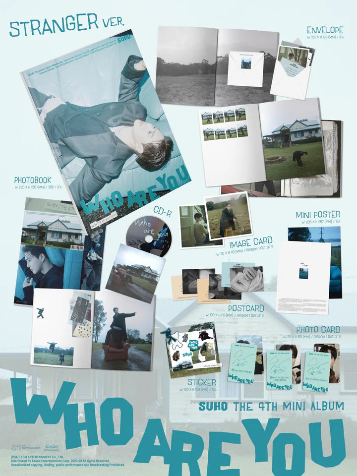 SUHO (EXO) - WHO ARE YOU 4TH MINI ALBUM [STRANGER VER.]