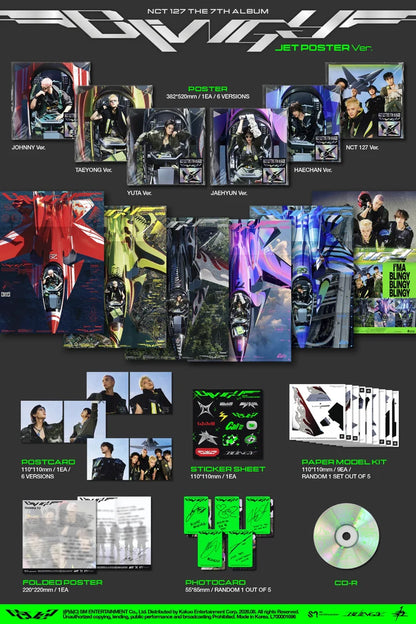 NCT127 - BLINGY 7TH ALBUM [JET POSTER VER.]
