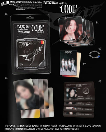 EVERGLOW - CUARTO MINI ÁLBUM CODE [VERSIÓN KiT] ALEATORIO