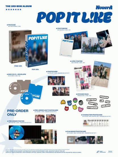 NOUERA - POP IT LIKE 3ER MINI ÁLBUM