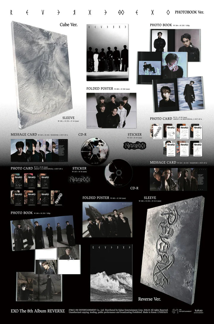 EXO - REVERXE 8TH ALBUM [PHOTOBOOK VER.]