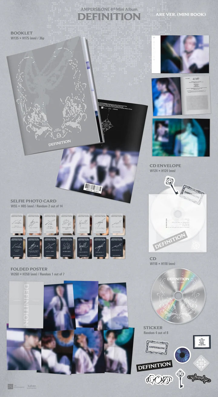 AMPERS&ONE - DEFINITION 4TO MINI ÁLBUM [VER. ARE]