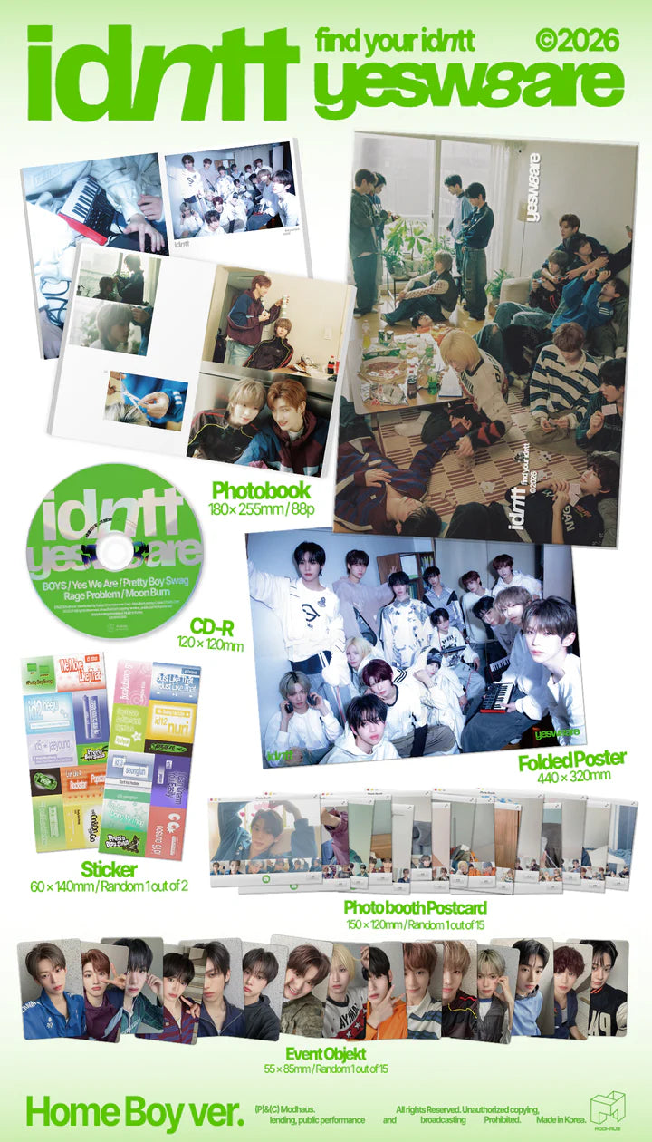 IDNTT - YESWEARE MINI ALBUM [PHOTOBOOK VER.]