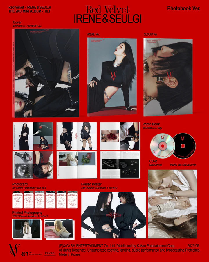 IRENE & SEULGI - TILT 2ND MINI ALBUM [PHOTOBOOK VER.]