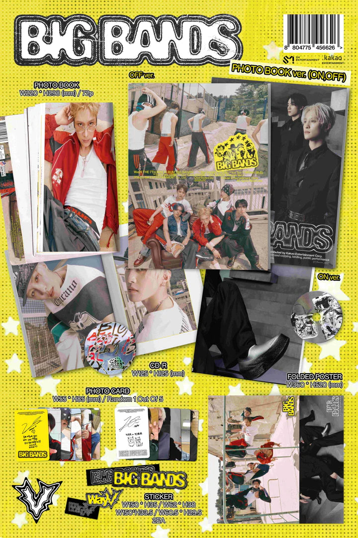 WAYV - BIG BANDS 7TH MINI ALBUM [PHOTOBOOK VER.]