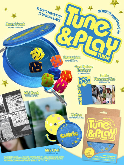 TUIDE - TUNE & PLAY 1ST EP ALBUM [GONGGI GAME VER.]