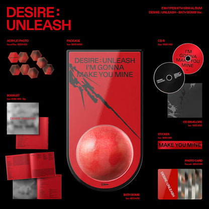 ENHYPEN - DESIRE : UNLEASH 6TH MINI ALBUM [BATH BOMB VER.]