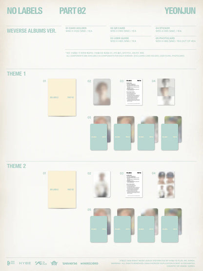 YEONJUN (TXT) - NO LABELS: PART 02 MINI ALBUM [WEVERSE ALBUM VER.]