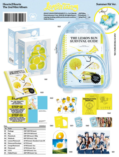 HEARTS2HEARTS - LEMON TANG 2ND MINI ALBUM [SUMMER KIT LIMITED VER.]