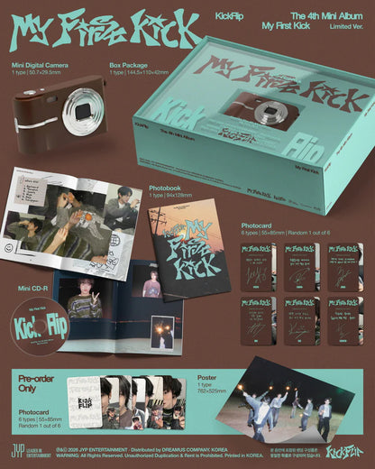 KICKFLIP - MY FIRST KICK 4TH MINI ALBUM [LIMITED VER.]