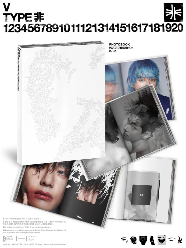V (BTS) - ‘TYPE 非’ [VER. LIBRO DE FOTOS]