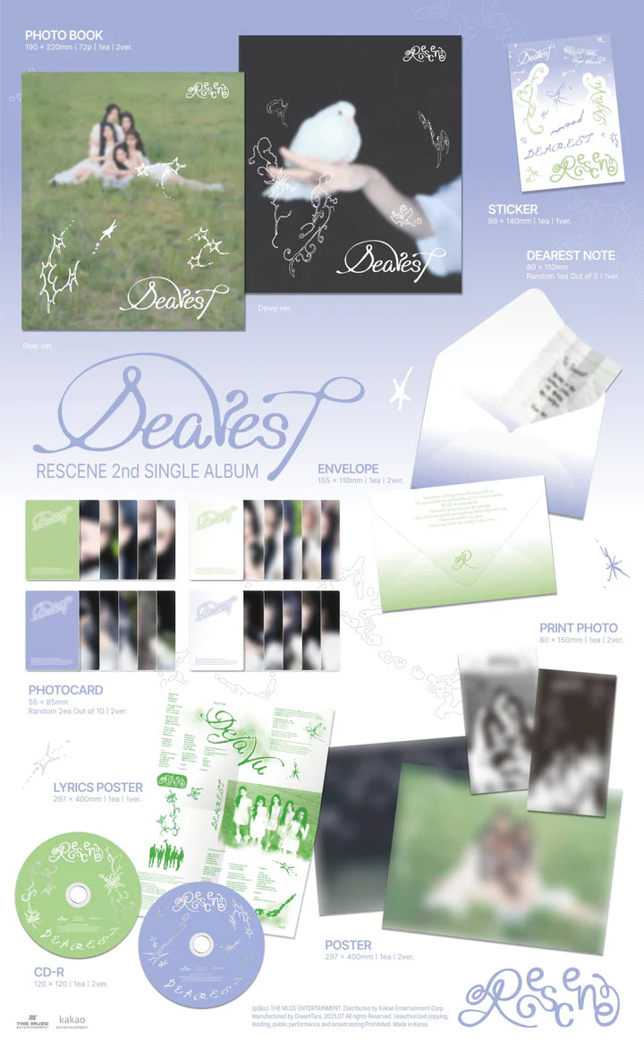 RESCENE - DEAREST SEGUNDO ÁLBUM SENCILLO