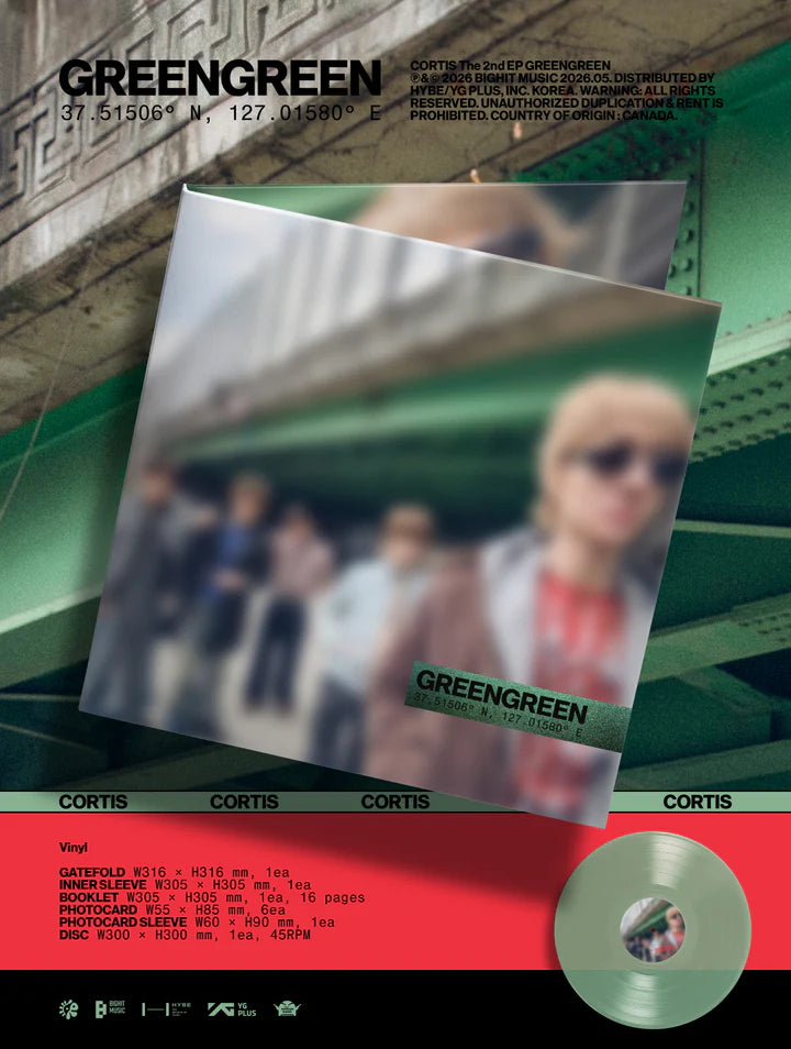 CORTIS - GREENGREEN THE 2ND EP ALBUM [VYNIL LP VER.]